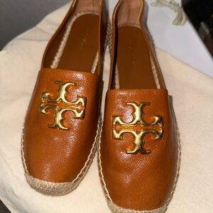 Tory Burch Eleanor Espadrille Tan Shoes